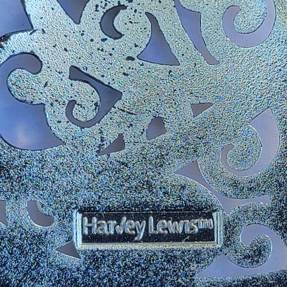 Silver Filigree Christmas Tree Ornament 2018 with Rhinestone Accents - Picture 5 of 10